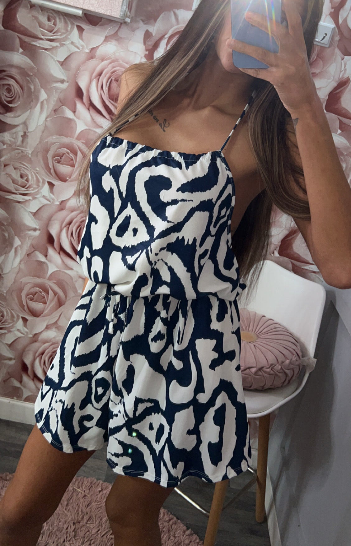 Leopard Patterned Floaty Playsuit