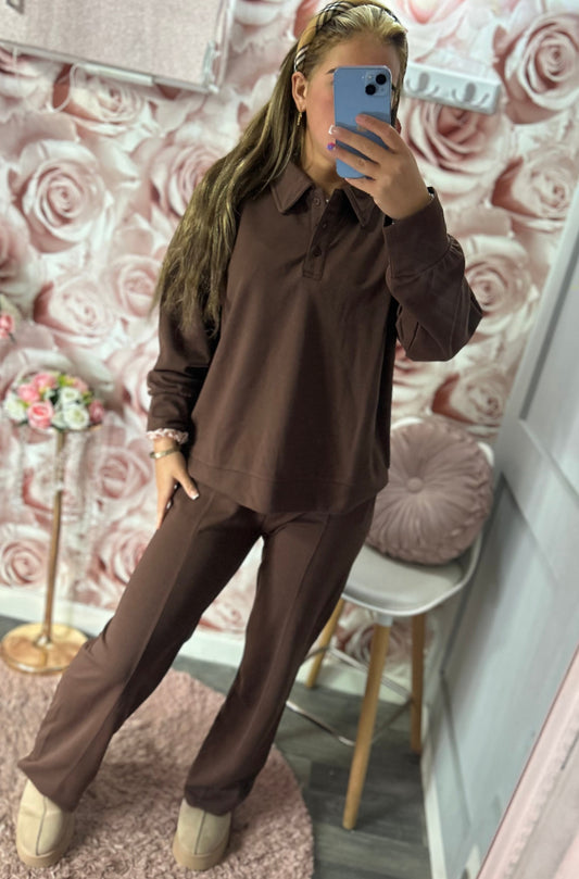 Light Interlock Rugby Co-Ord Set