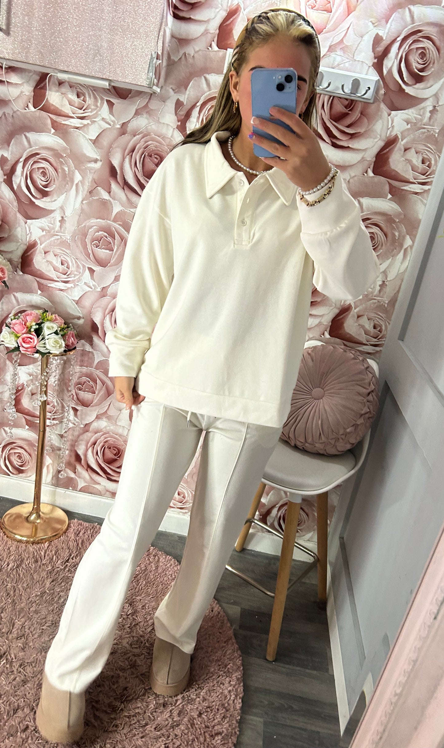 Light Interlock Rugby Co-Ord Set