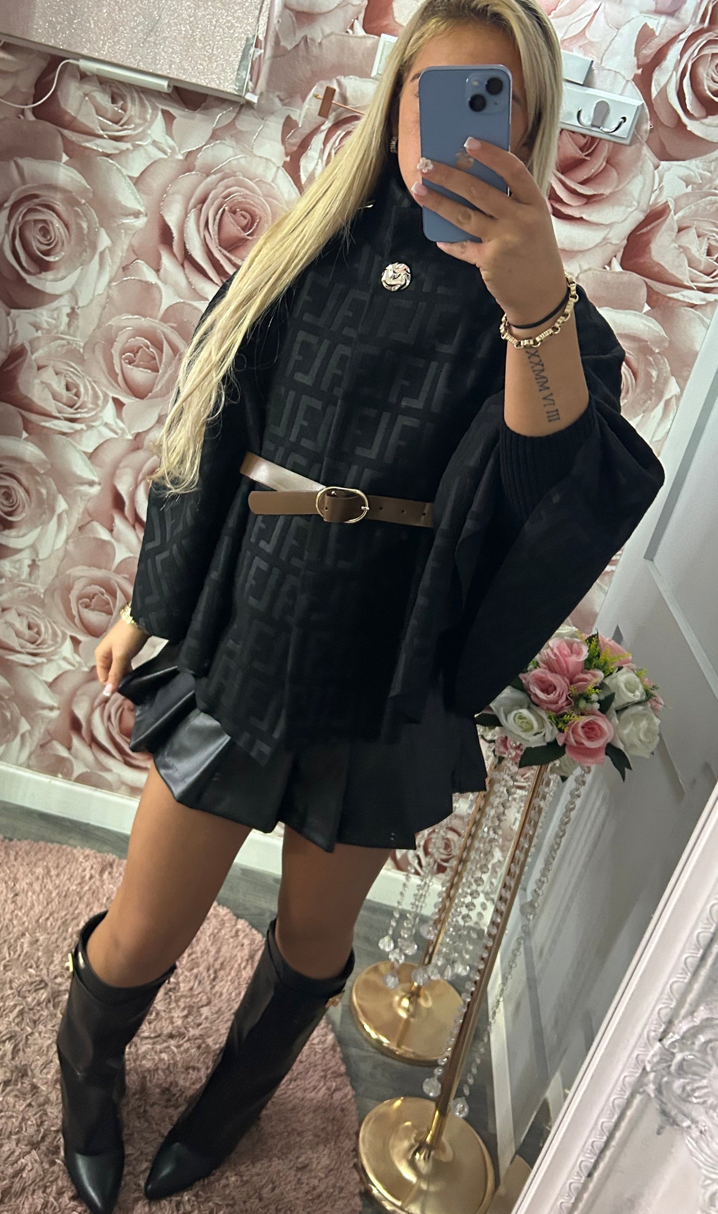 F Belted Cape