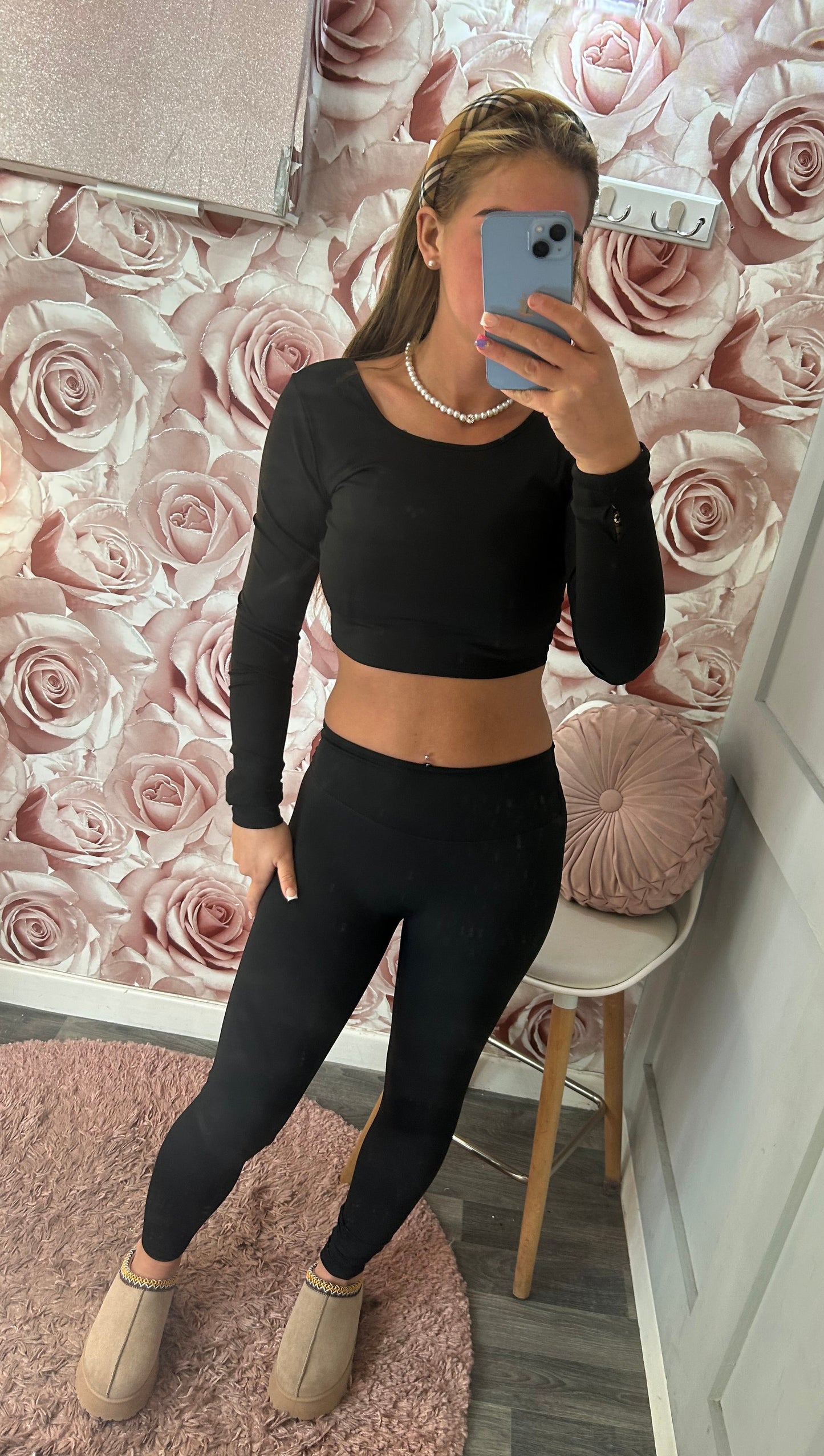Twist Cut Out Back Padded Yoga Activewear Set