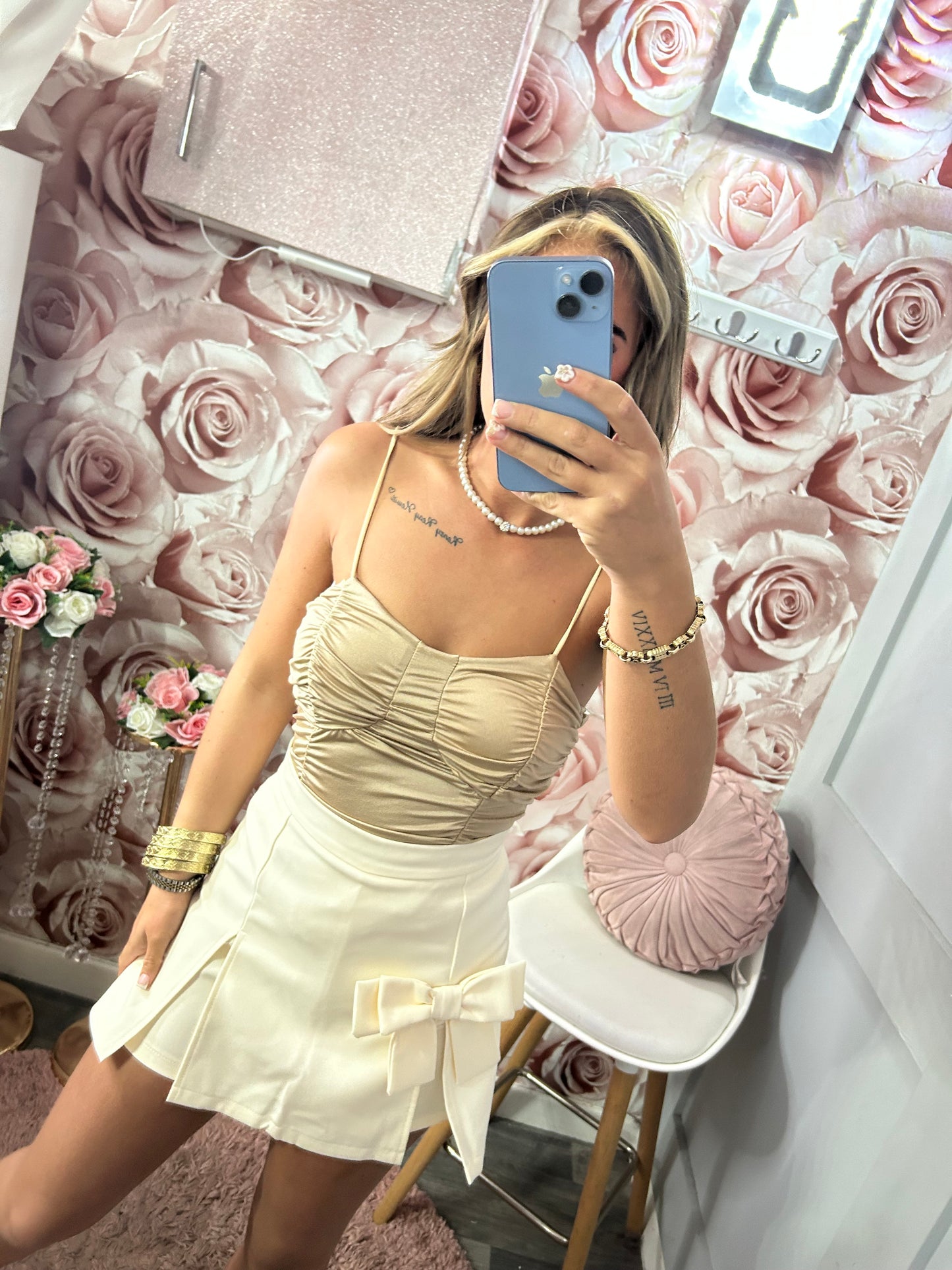 Premium Quality Tailored Bow Skort