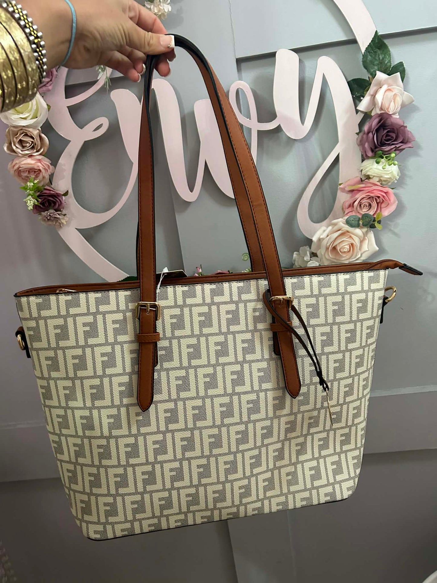 Heavy Duty FF Shopper Bag (also comes with a long carry Strap)