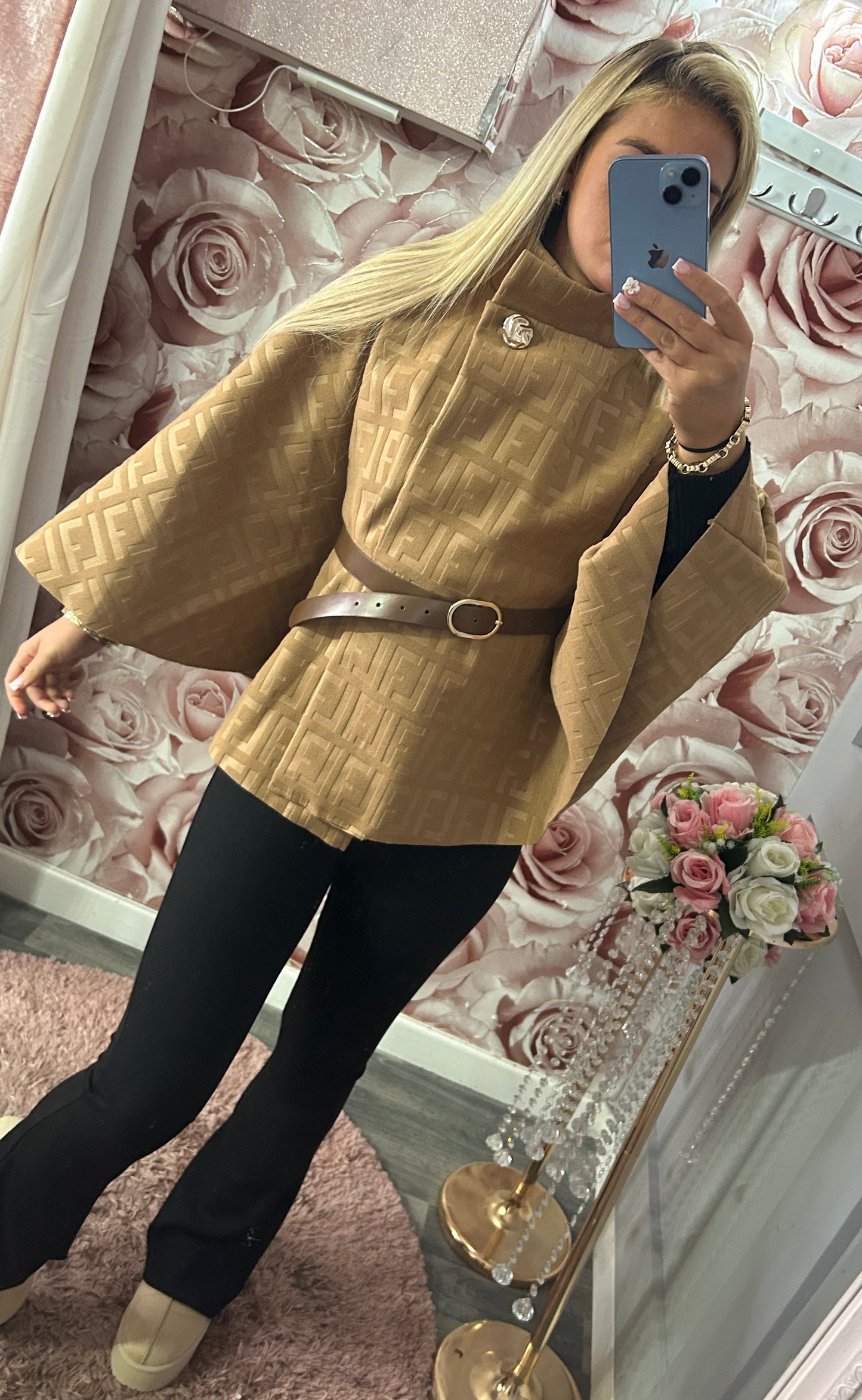 F Belted Cape