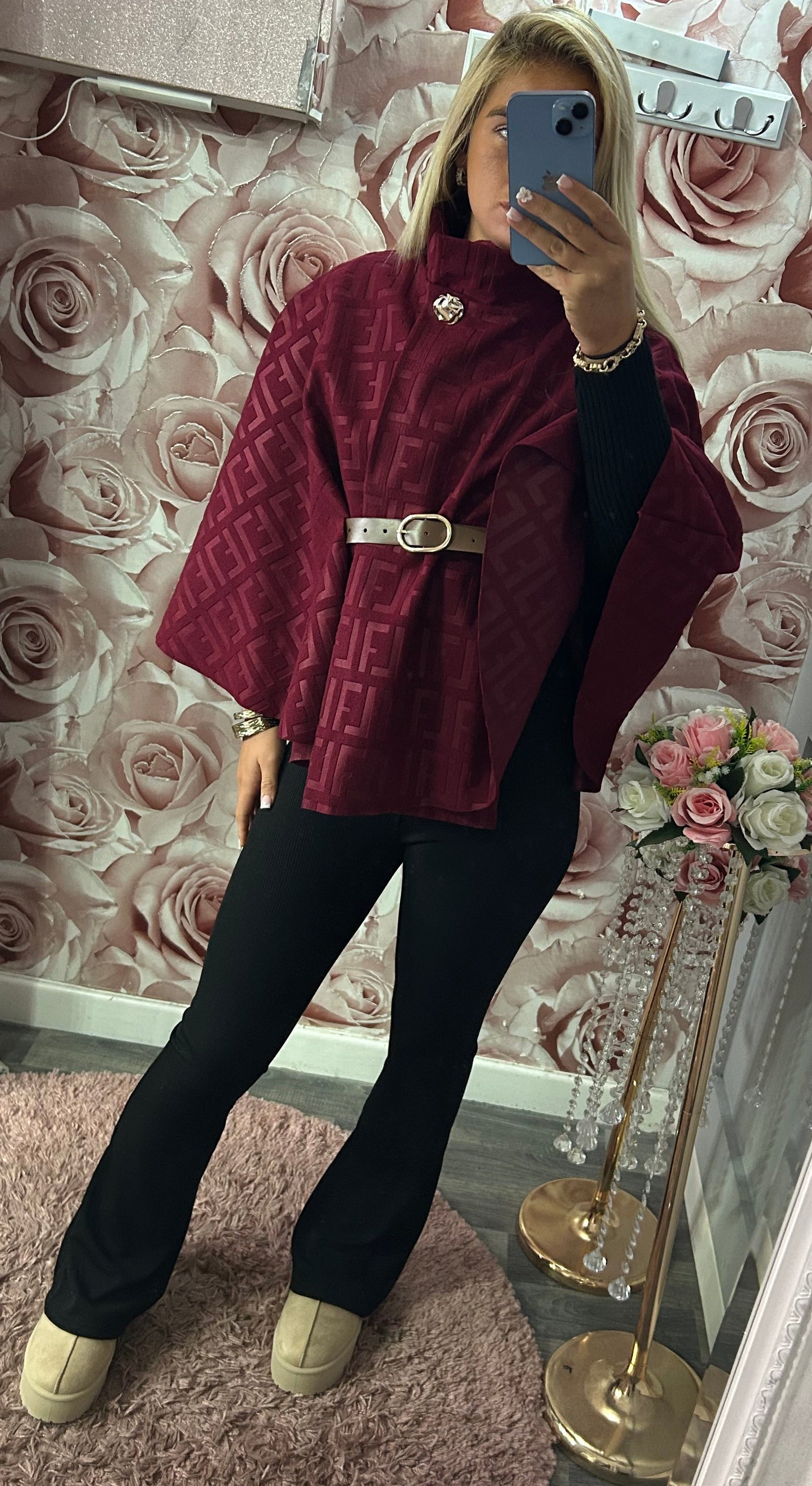 F Belted Cape
