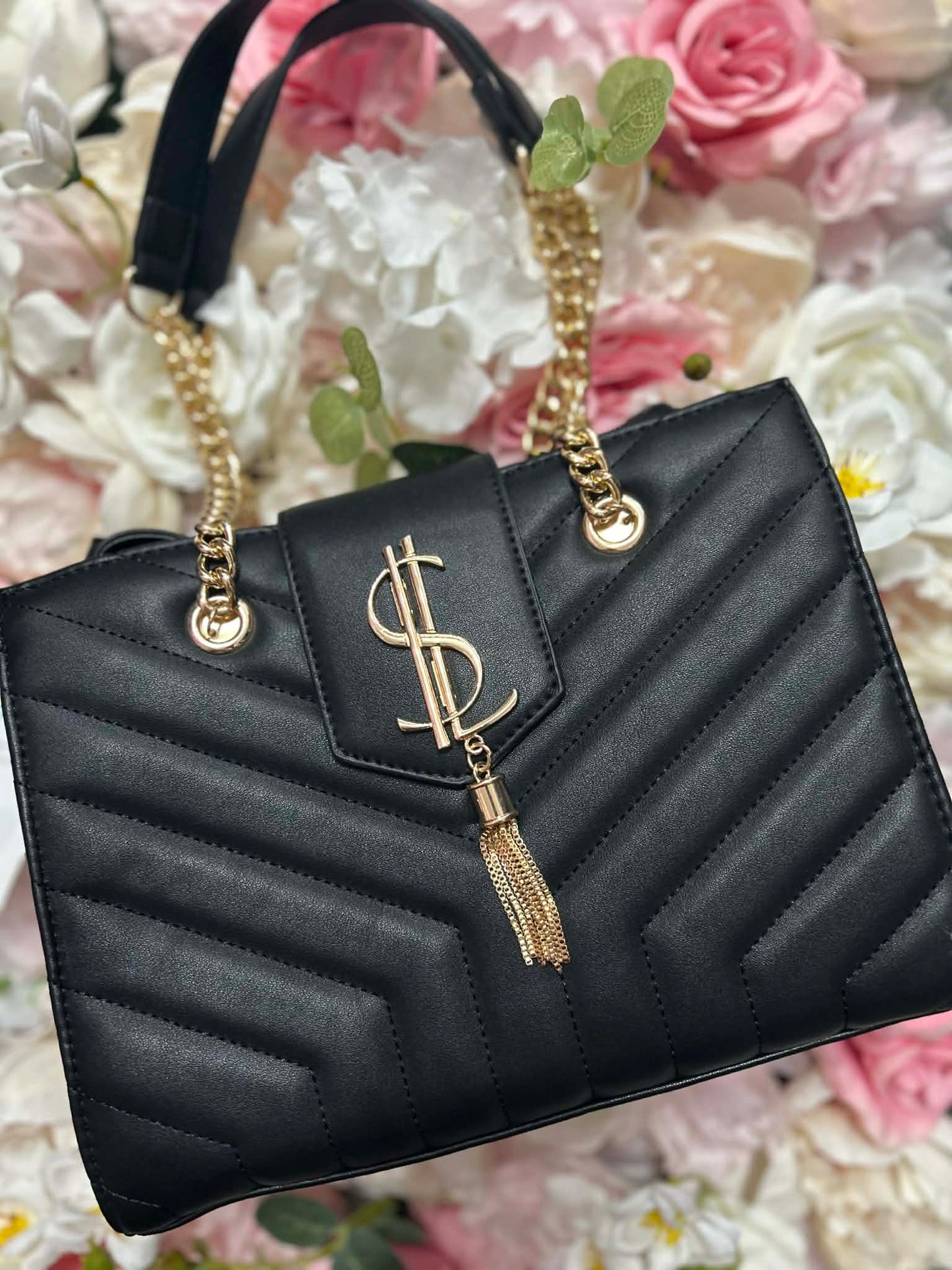 Inspired Gold Chain Medium Sized Hangbag