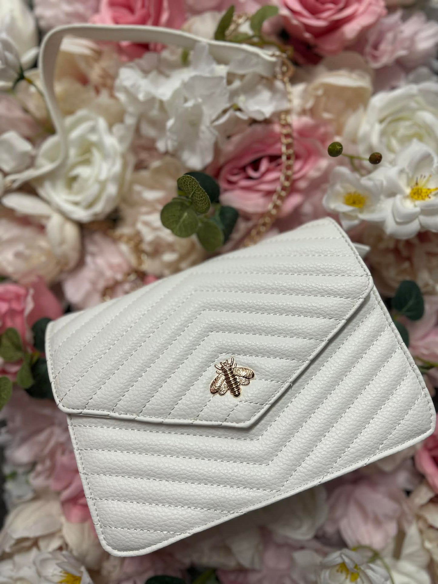 Inspired Bee Gold Chain Handbag