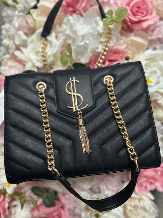 Inspired Gold Chain Medium Sized Hangbag