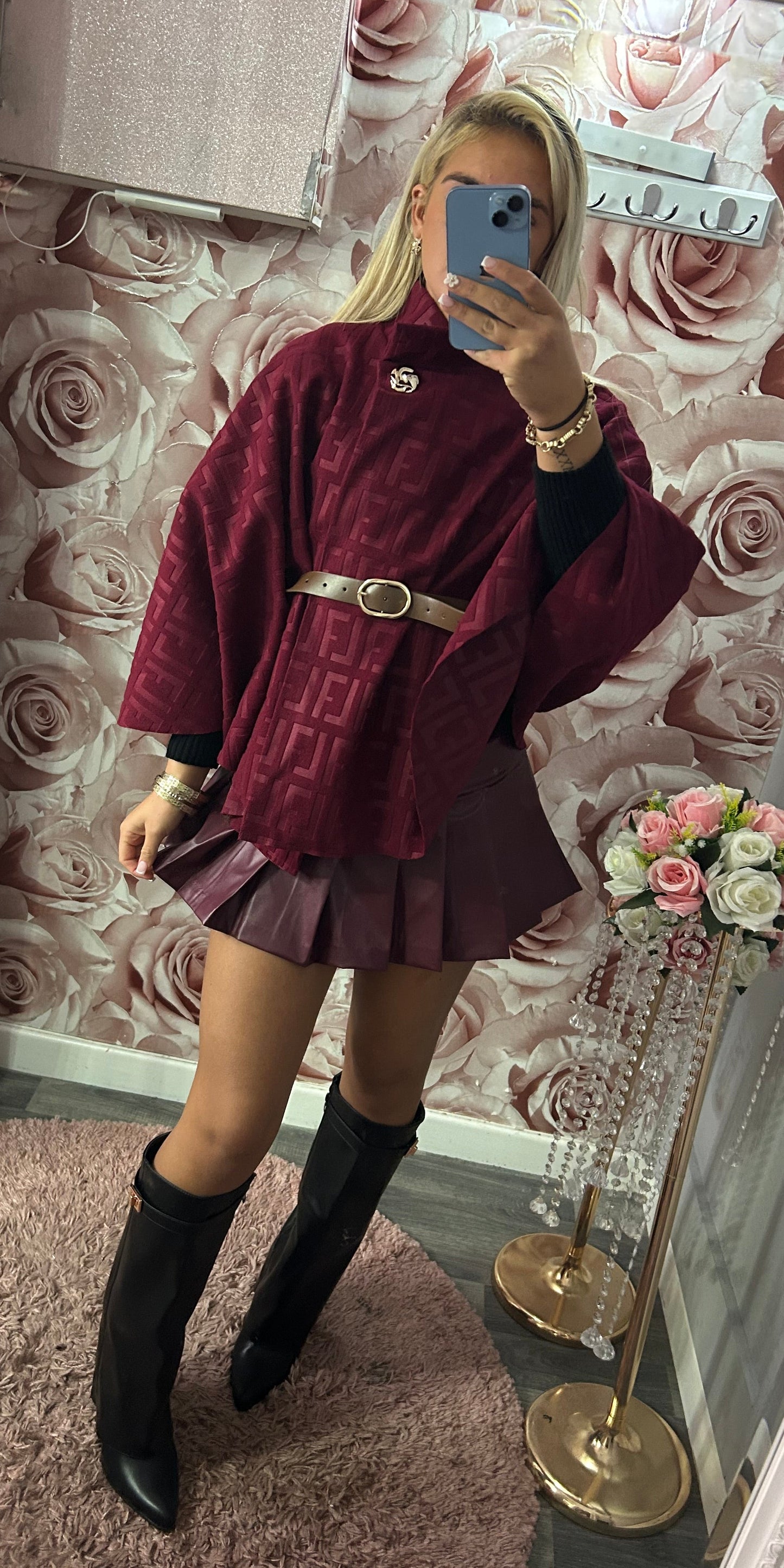 F Belted Cape