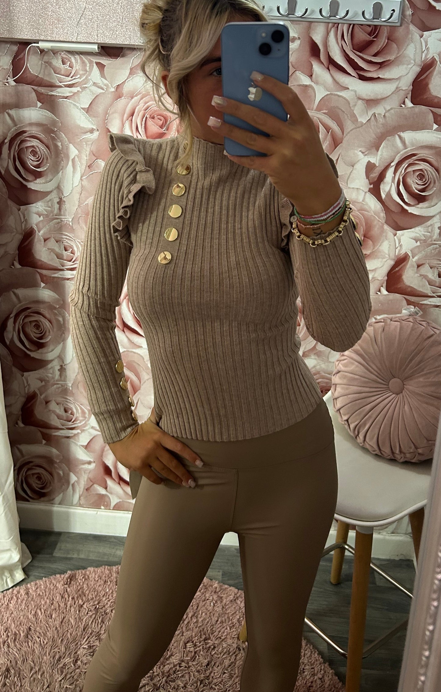 Pu Faux Leather Fleece Lined Leggings