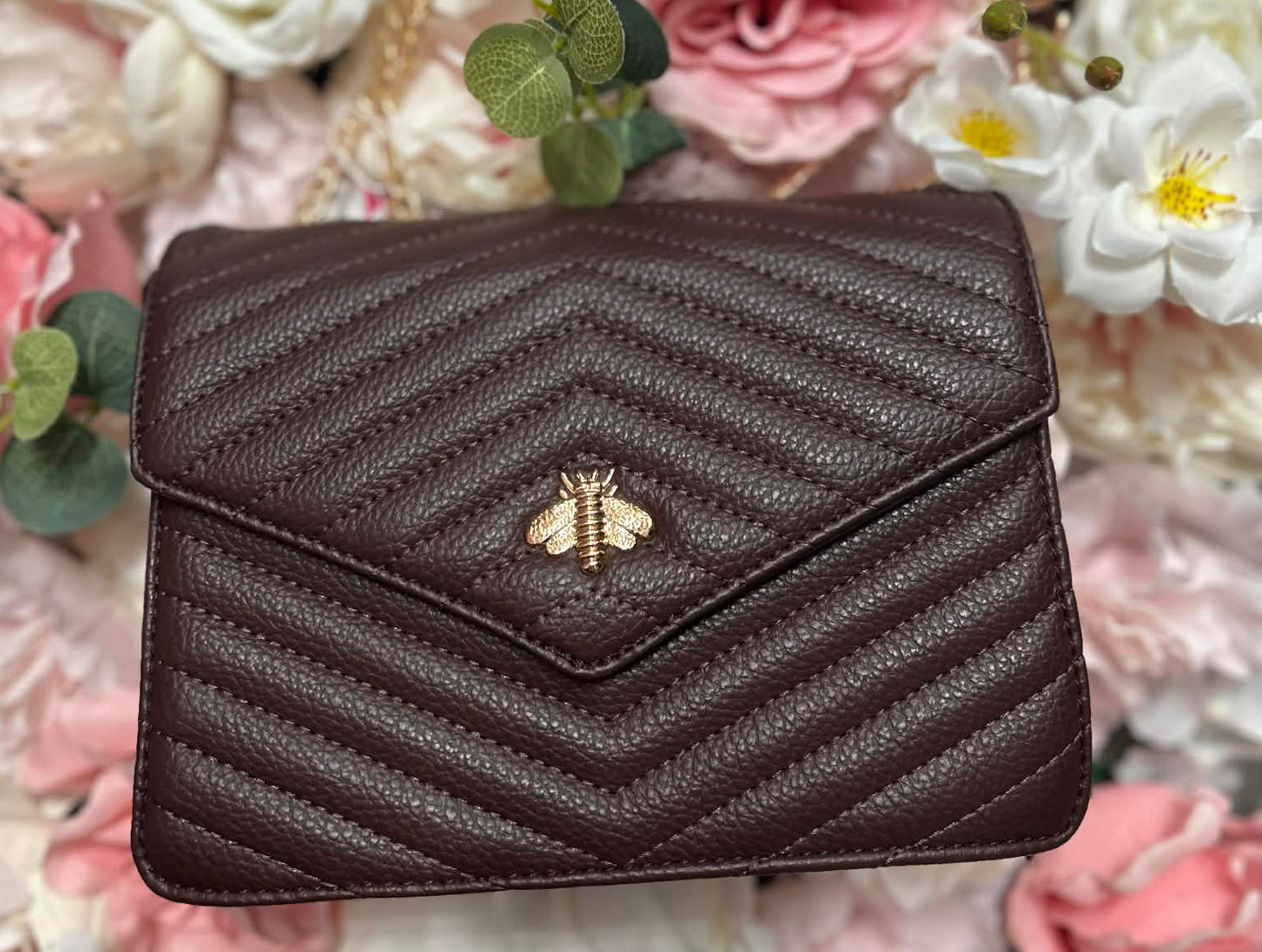 Inspired Bee Gold Chain Handbag
