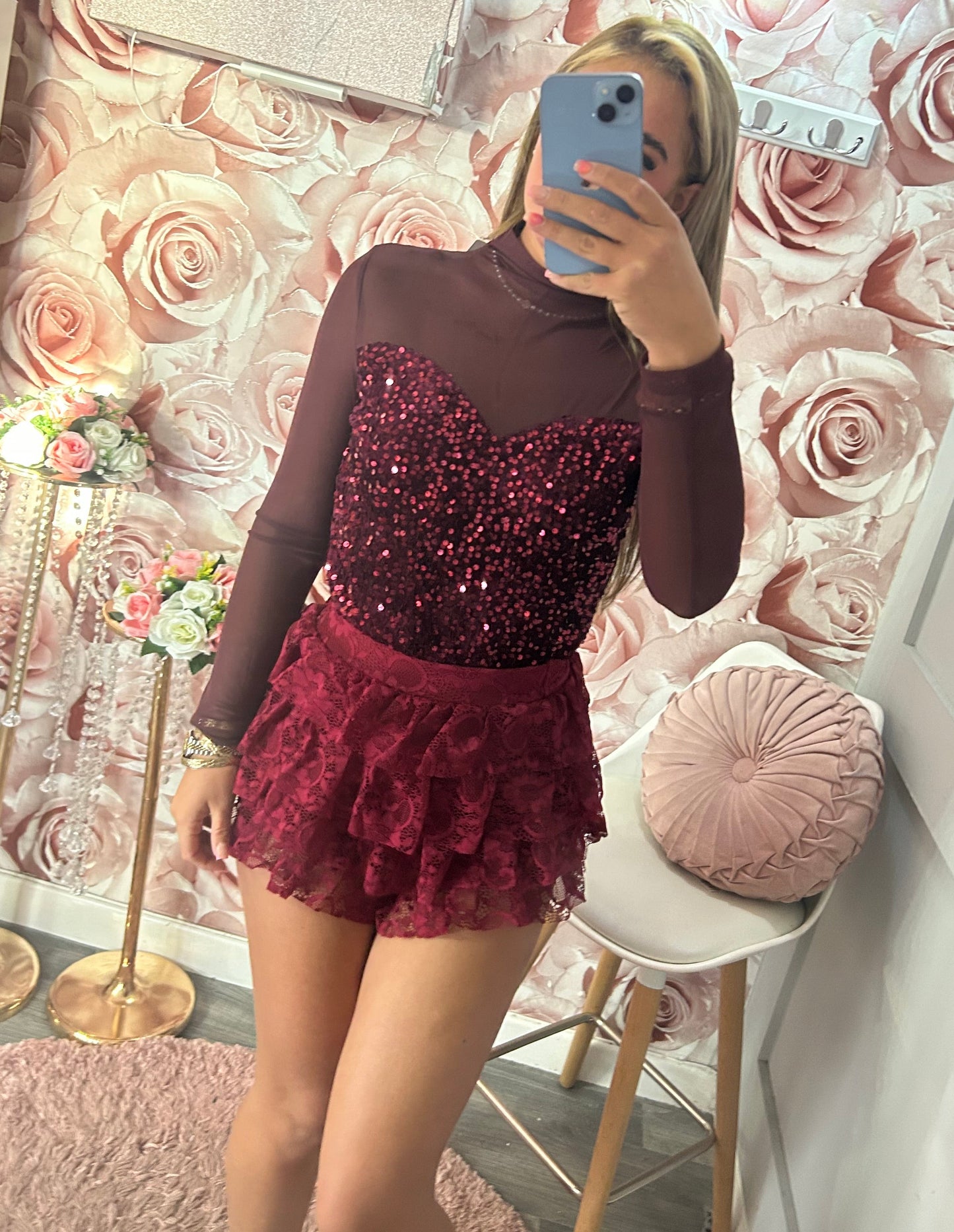 Lace Rara Frill Skort