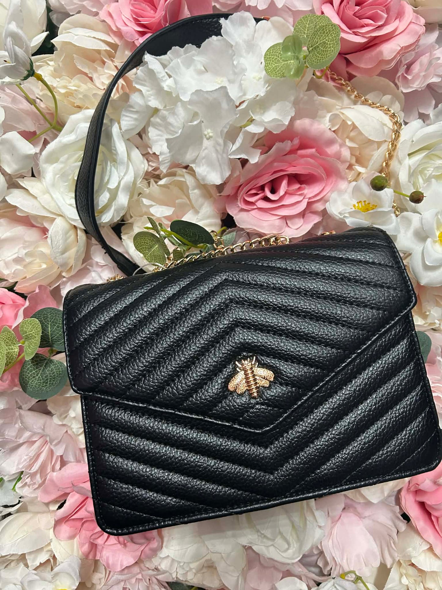 Inspired Bee Gold Chain Handbag