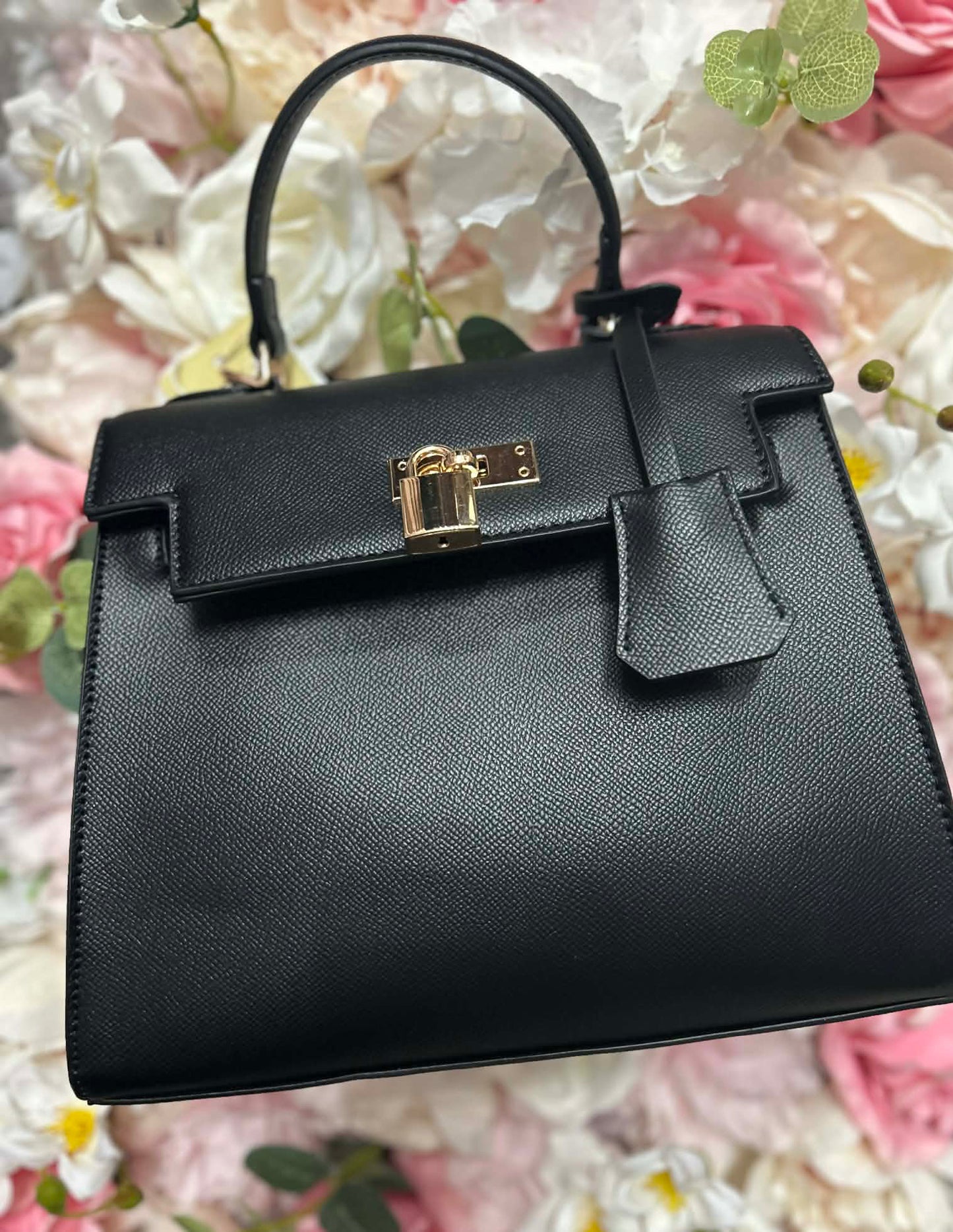 Inspired Gold Padlock Handbag