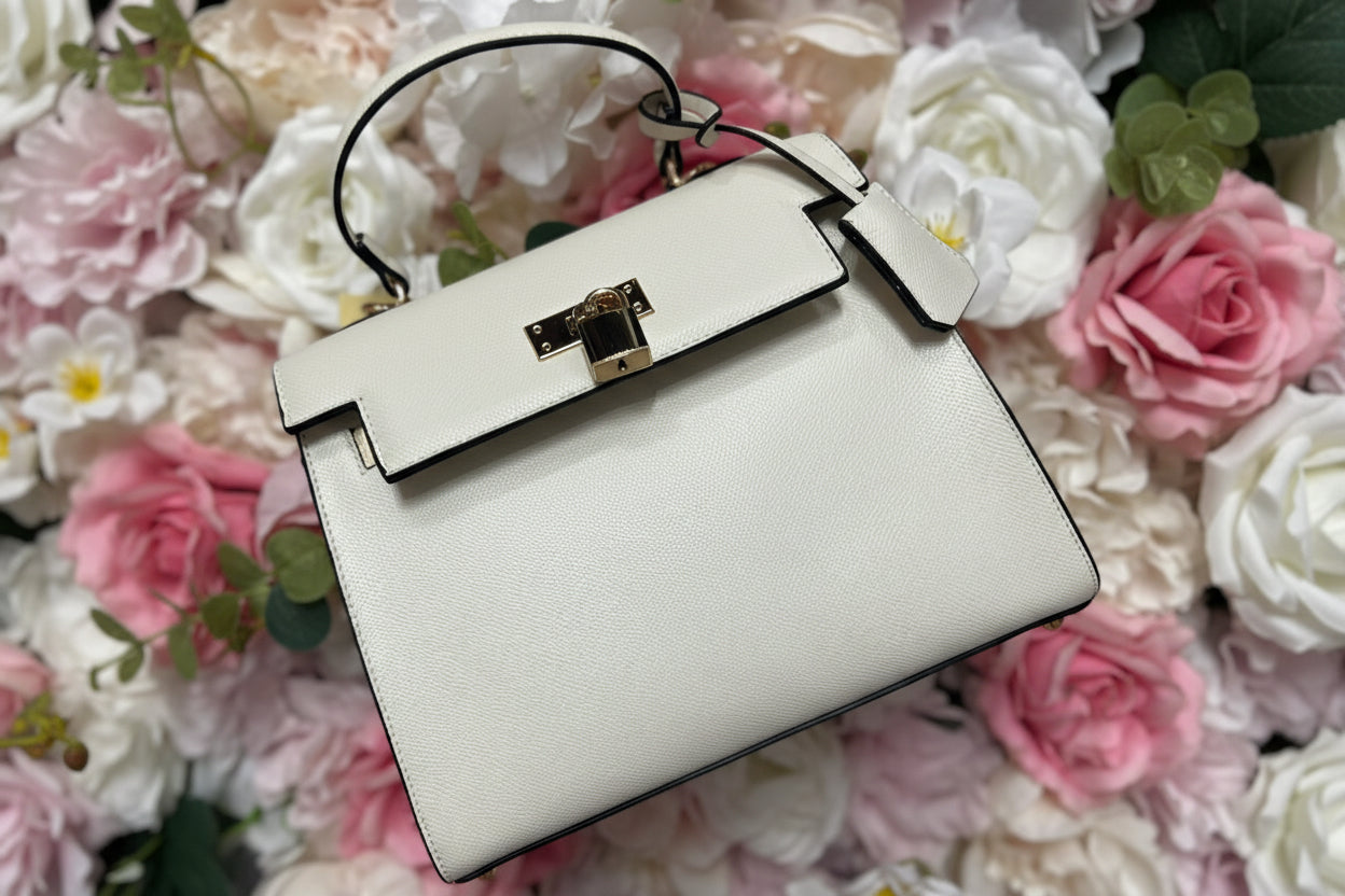 Inspired Gold Padlock Handbag