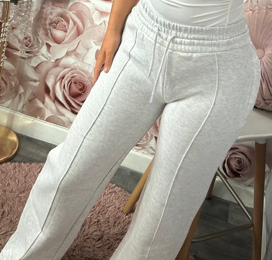 Wide Leg Pipe Line Joggers